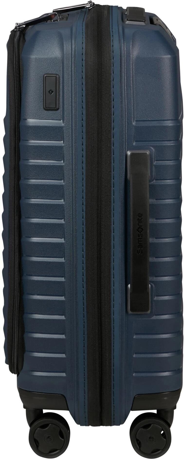 Koffer SAMSONITE "INTUO SPINNER", Damen, Gr. 42 l, blau (dunkelblau), Kunststoff, Koffer Koffer dunkelblau 42 l