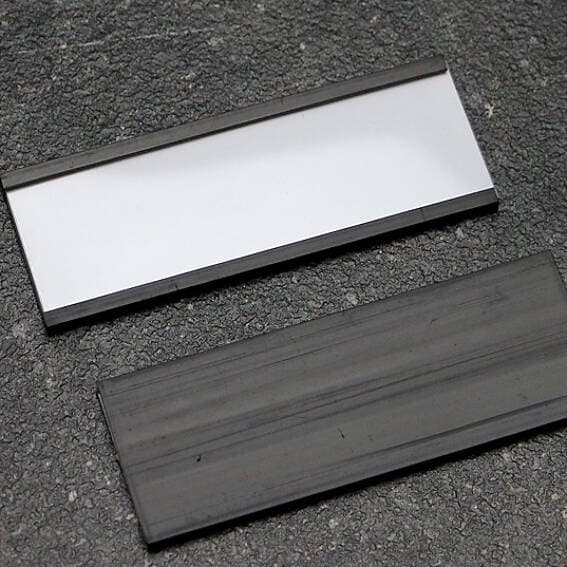 SPRINTIS 500 Unità - Supporto per etichette, profilo a C, magnetico, sezioni 40 mm   180 mm, ferrite, nero