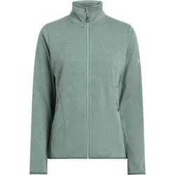 McKinley Damen Fleecejacke Roto II - Melange/Green Dark - 40