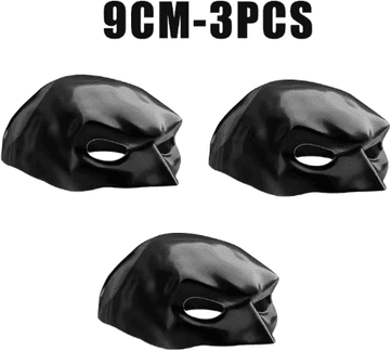 Inspire Picks Cat Bat Superhero Mask Cute Matte Cat Avenger Costume Mask For Pets 9cm 3pcs