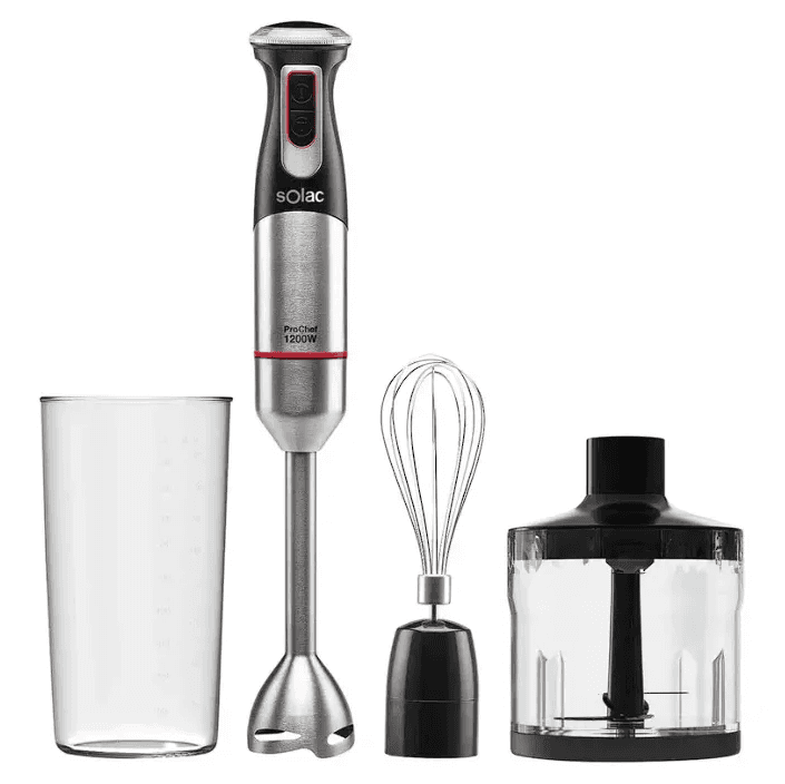 Batidora de Mano Solac Pro Chef 1200 BA5609 – 1200W con Accesorios