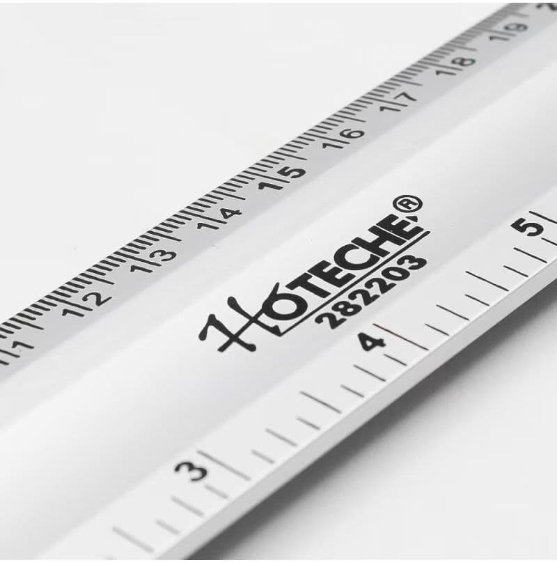 Escuadra De Combinación Hoteche Ref 1148187 Herramienta Manual De Precisión Plateado Talla Única Unisex