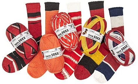 Lang Yarns Sockenwolle Twin Soxx „FootballSoxx“