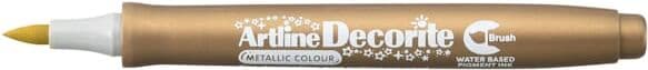 Artline Decorite Pensel guld 12st