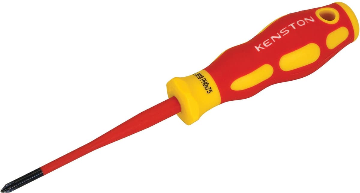 Tecnomat CACCIAVITE ISOLATO VDE 1000 V KENSTON PHILLIPS PH0x75 mm IMPUGNATURA BICOLORE