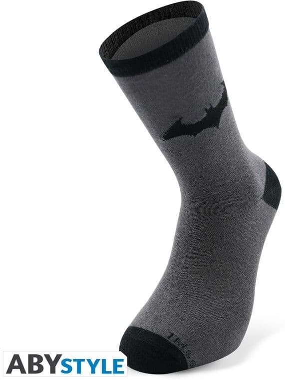 DC COMICS - Socks - Black & Grey - Batman