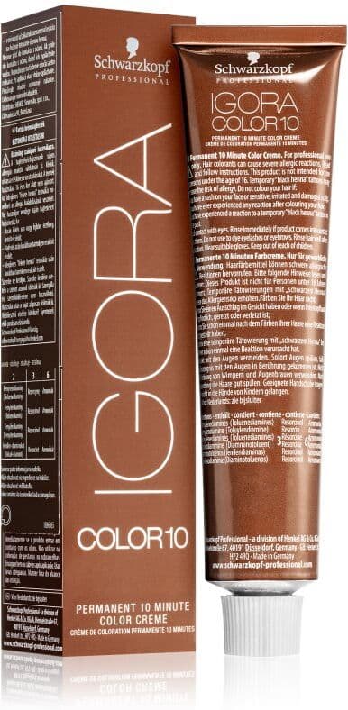 Schwarzkopf Professional IGORA Color 10 Permanent hårfarve Skygge 7-1 Medium Blonde Cendré 60 ml