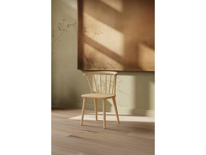Esszimmerstuhl VENTURE HOME, beige (natur, natur, natur), B:55cm H:76cm, Massivholz, Stühle, Esszimmerstuhl, Holzstuhl, Massivholz, abgerundete Form, einladend, skandinavisch