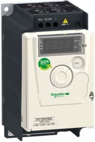 Schneider Electric Variateur de fréquence monophasé 0,18 kW 230 V IP20 ATV12H018M2 (ATV12H018M2)