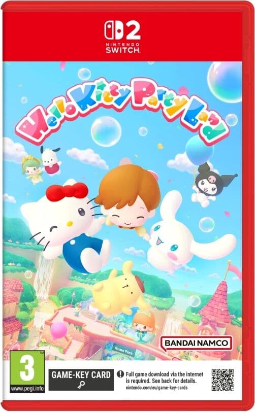 Bandai Namco Hello Kitty Party Land Launch Edition - Nintendo Switch 2 + Előrendelői DLC a készlet erejéig: Bónusz avatar-pólók Nintendo Switch 2