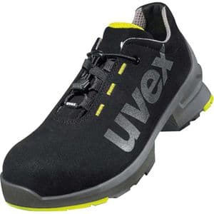 Uvex Sicherheitsschuhe 1, 85448, ESD, S2, Halbschuhe, Kunststoffkappe, Mikrovelours, Gr. 44