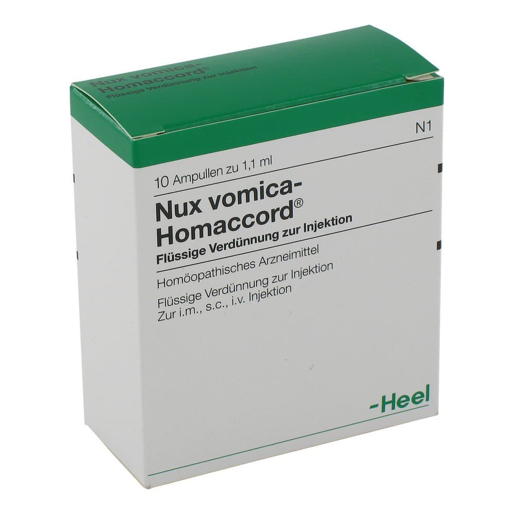 Biologische Heilmittel Heel GmbH Nux Vomica Homaccord Ampullen 00735954