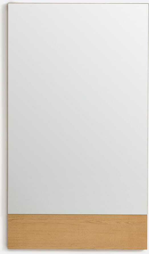LA REDOUTE INTERIEURS Miroir d'entrée plaqué chêne H140 cm, Alvan