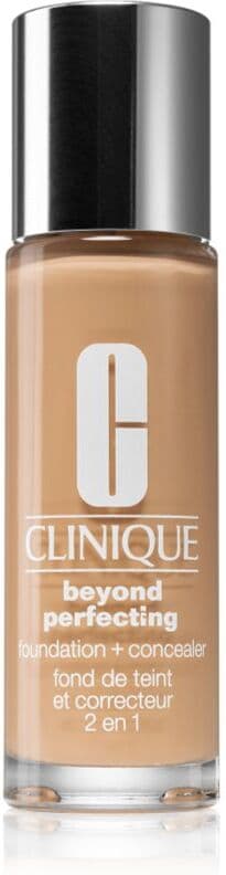 Clinique Beyond Perfecting™ Foundation + Concealer alapozó és korrektor 2 az 1-ben árnyalat CN 52 Neutral 30 ml