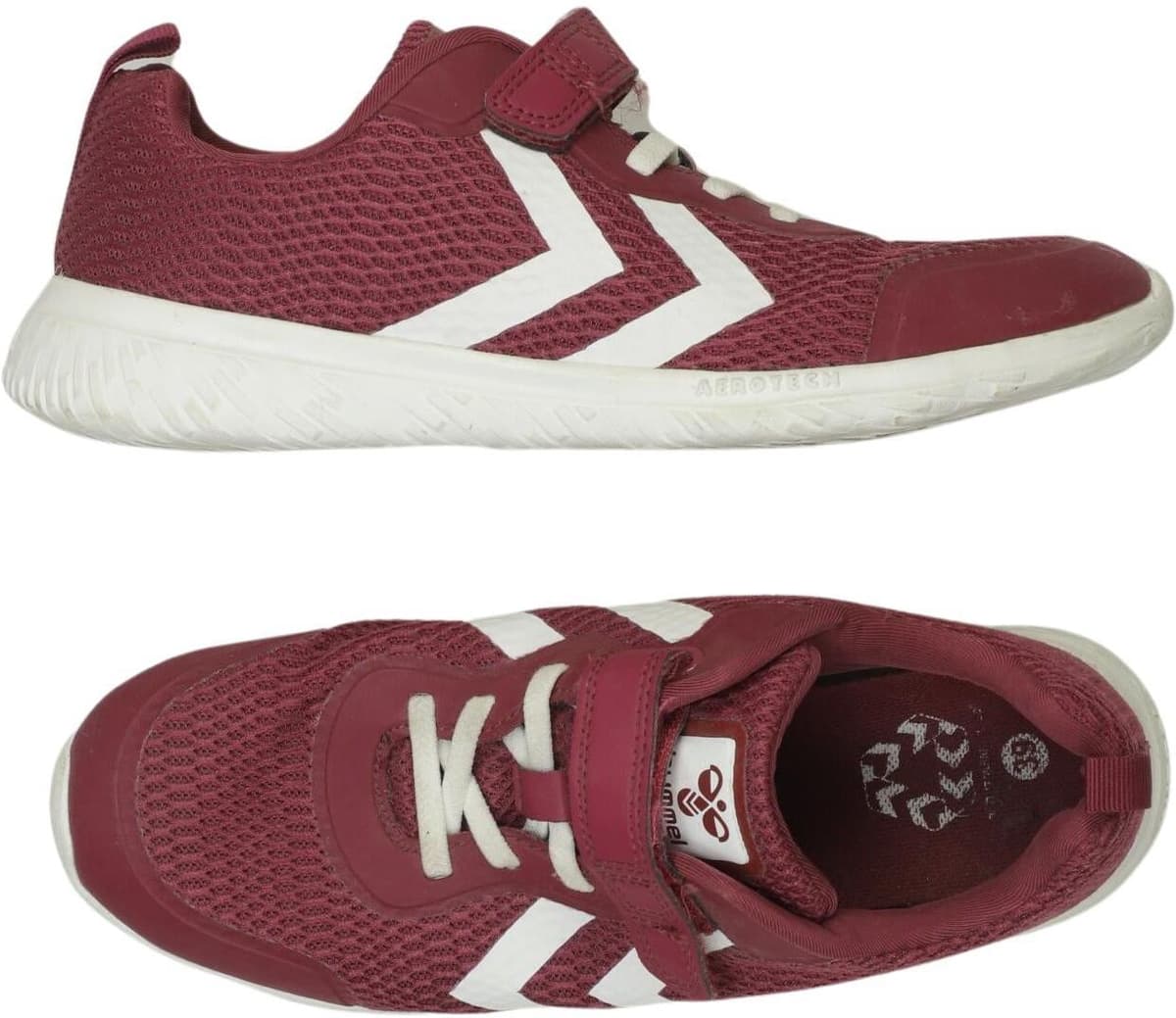 hummel Damen Sneaker, Rot, Gr. EU 39, kein / Etikett - Second Hand