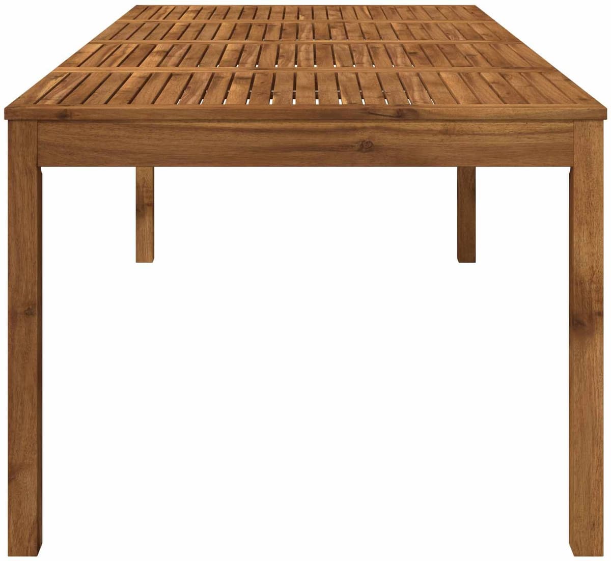 vidaXL Table de dîner de jardin Naturel 196 x 100,5 x 75 cm