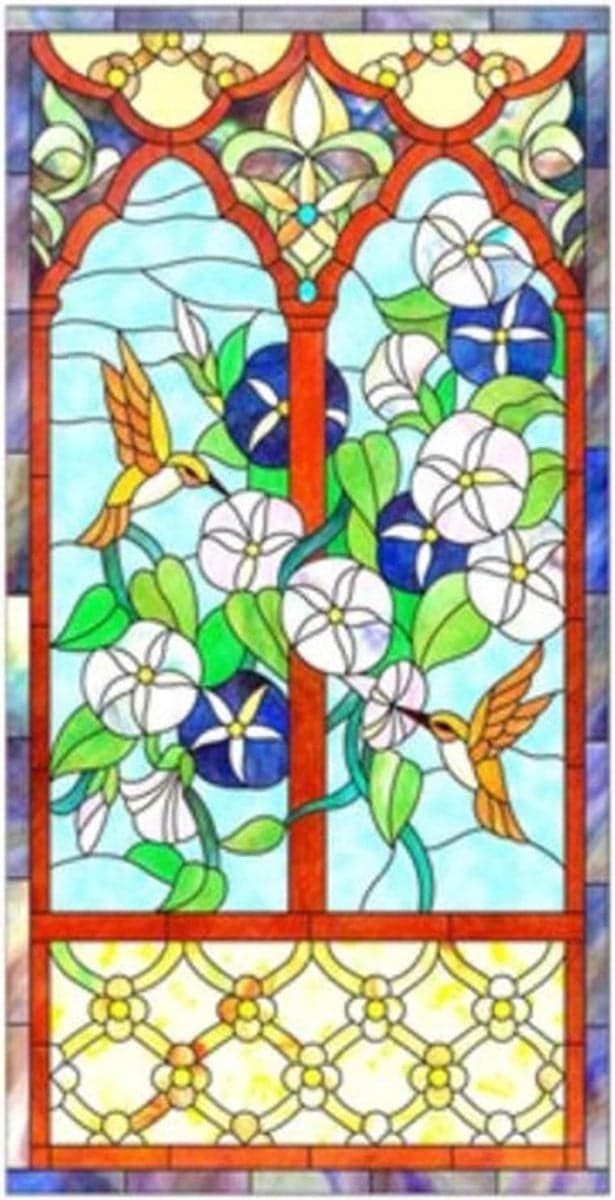 Decoratieve privacy raamfolie met mat oppervlak in meerdere kleuren - 40 x 120 cm