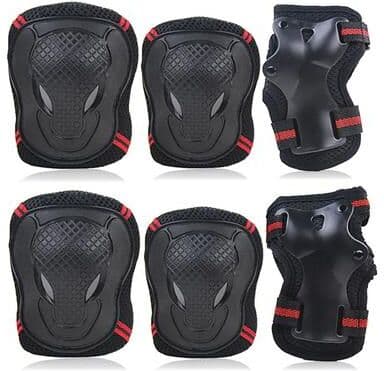 Inspire Essentials Adult And Youth Protective Gear Set With Knee Elbow And Wrist Guards b l
