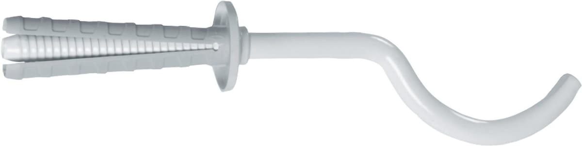 Fischer MENSOLE  PER RADIATORI TUBOLARI 105 mm BIANCO 2 PEZZI TASSELLO Ø 12 mm