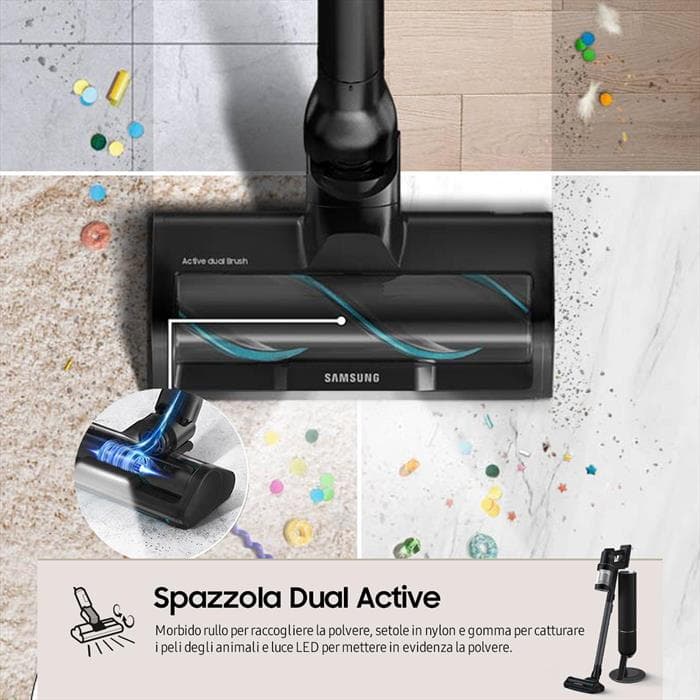 Samsung Scopa Elettrica Vs90f40dek/wa-satin Black