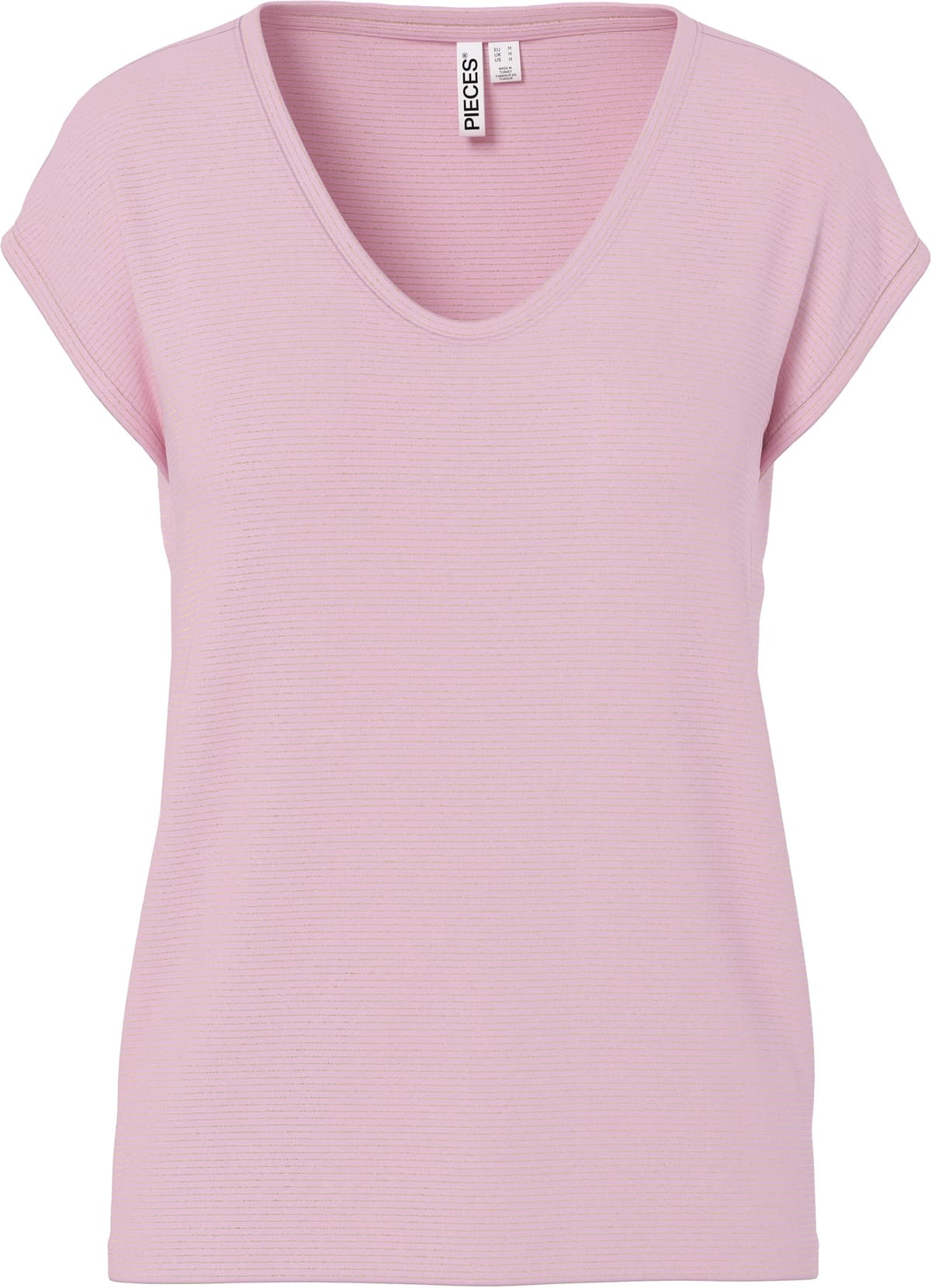 pieces "PC BILLO" Viskosemischung, loose fit roseate spoonbill detail:gold lurex S