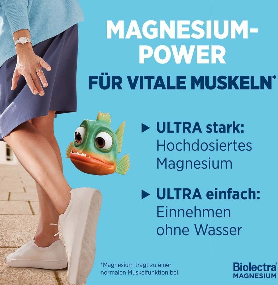 Biolectra Magnesium 400 mg ultra Direct Zitrone 60 St Pellets
