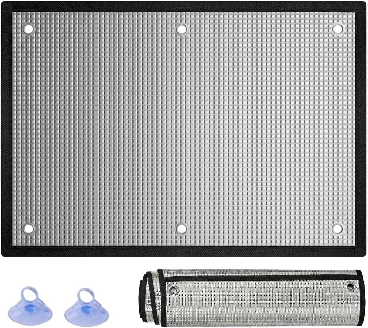 Isolatiefolie Ramen - Thermische Raamfolie - Zwart - 125 x 200 cm