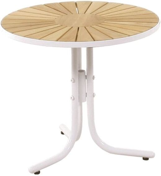 Mandalay Marguerit Loungebord Ø50 Cm, Hvid