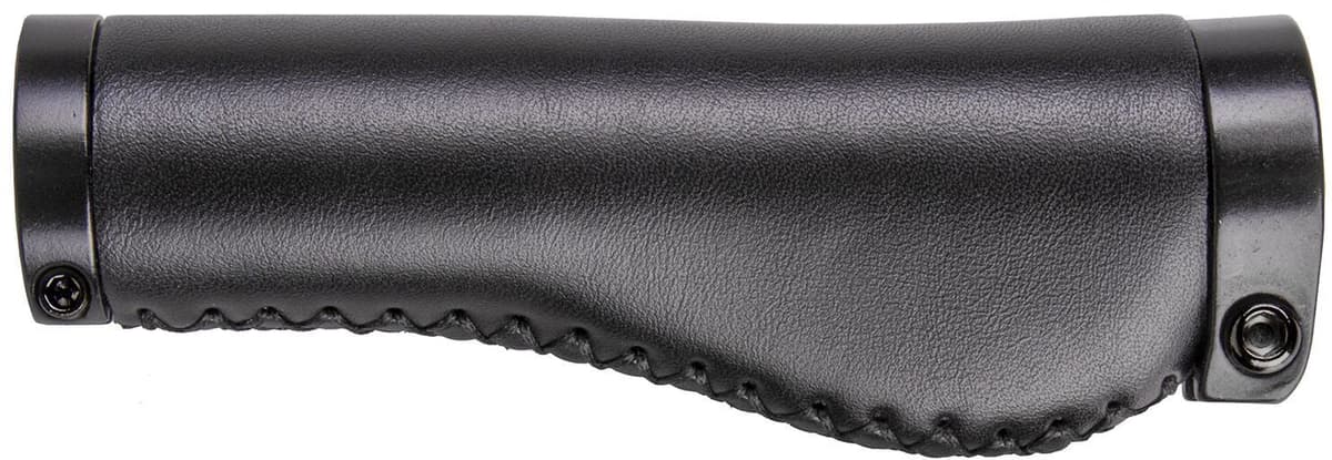 M-Wave Cloud Buff Fix Cykelhåndtag I Sort Læderlook – 138 Mm