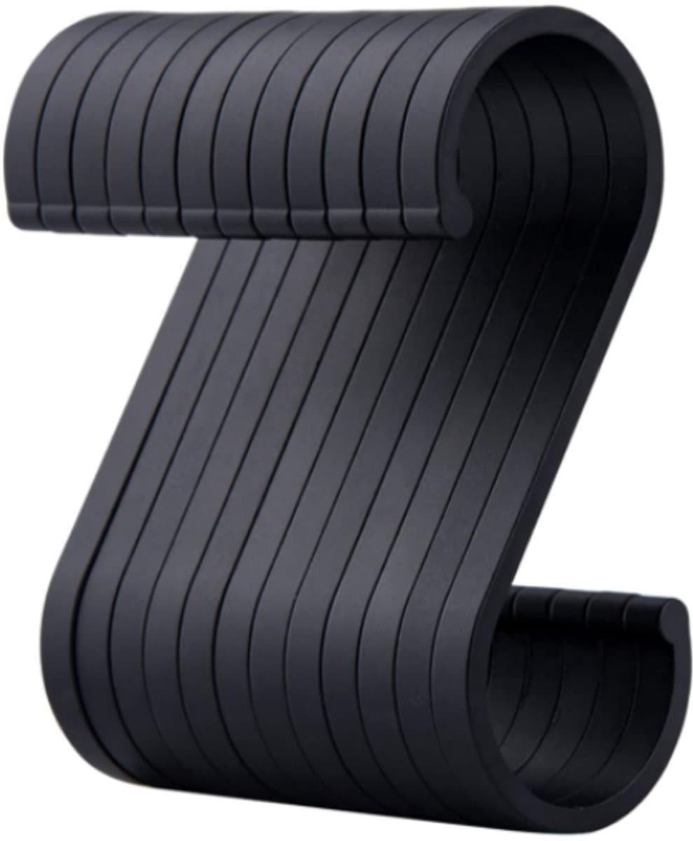 12 stuks Ophanghaken 85mm Zwart Metaal voor Potten, Pannen en Planten