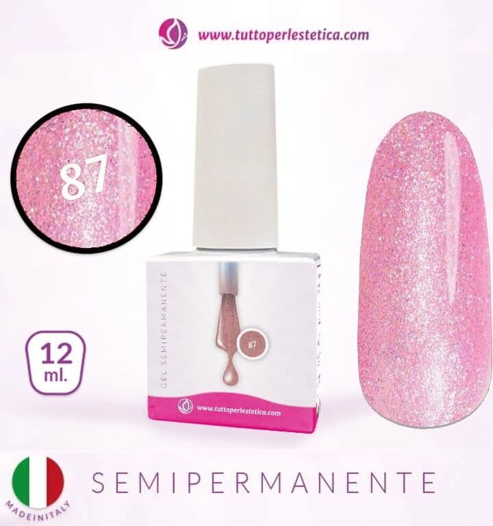 Tuttoperlestetica Semipermanente colore N 87 da 12 ML Hema e TPO Free