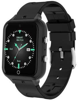 Inspired Deals M5 4G Smart Watch With SIM, GPS, Health Monitoring & Fitness Tracking black