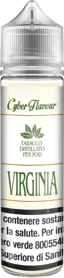 Cyber Flavour Virginia Tabacco Distillato For Pod Liquido Shot 20ml