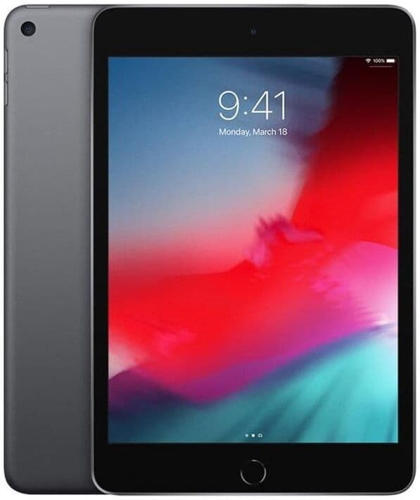 Apple iPad Mini 2019 (5ª Geração) 256 GB Wi Fi + Cellular Recondicionado - Excelente - Cinzento - Desbloqueado