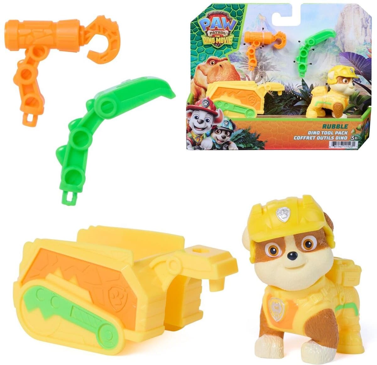 Spin Master Paw Patrol: The Dino Movie - Rubble Dino Tool Pack (20157004)