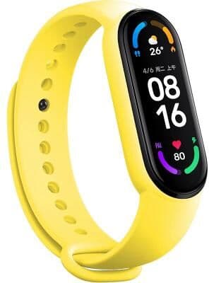 Multisell Products Hub Mi Band Silicone Bracelet, Wristband Accessories For Miband, Xiaomi Band Strap yellow mi Band 3 4