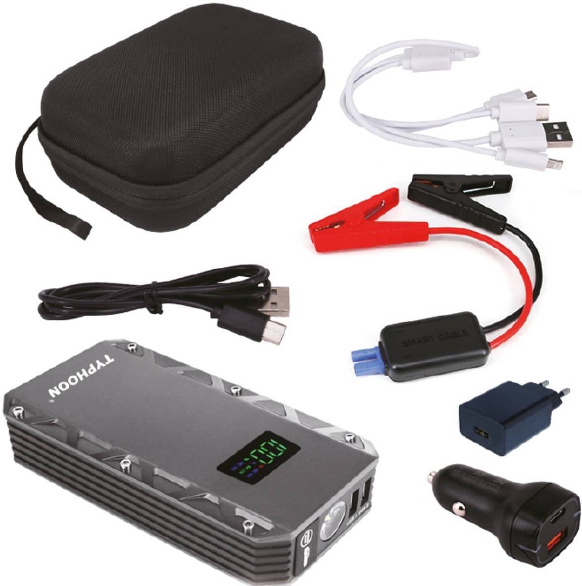 Jumpstart - Powerbamk 12000mah 12volt - Typhoon