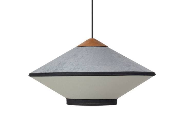 Suspension Cymbal S Atlantic - Forestier - Salon / séjour - Design - Tissu / textile - À ampoule unique