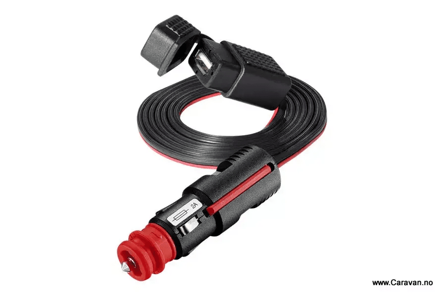 1,8 Meter Koblingskabel 12v Med Usb 2a