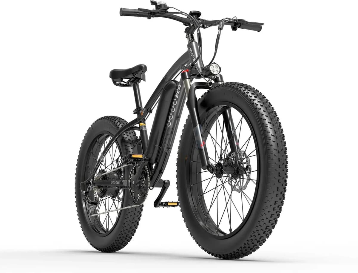 NONE 1000W Motor Men's E-Mountain Bike 48V 624WH Battery,26 Inch Fat Tire Men's Electric Bike Gogobest GF600 Adult Electric Bicycle