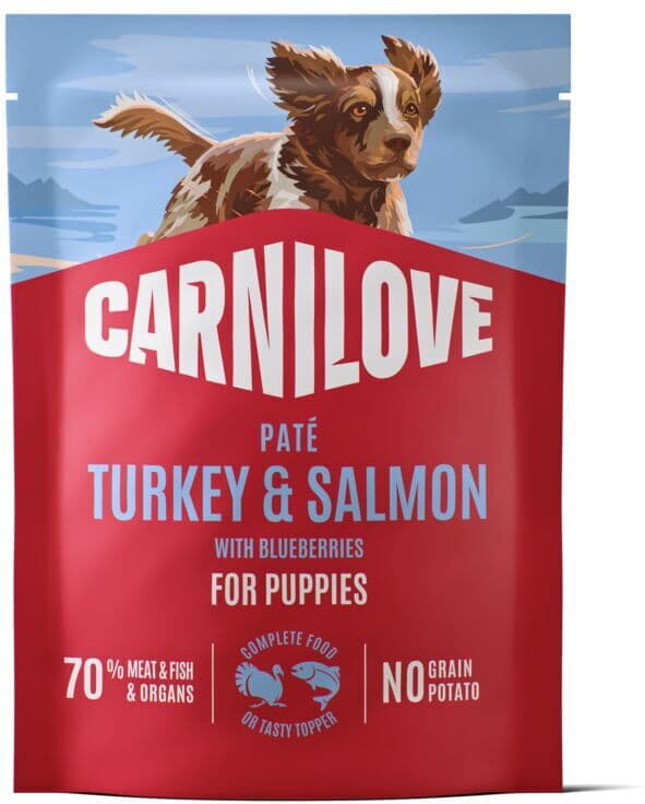 Carnilove Puppy Turkey & Salmon With Blueberries Paté Våtfôr Til Valp 300 G