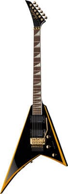 Jackson RRX24 Black with Yellow Bevels Schwarz mit gelben Bevels