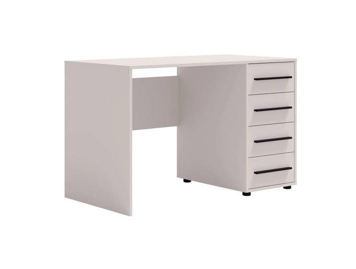 Ravio Schreibtisch Modena 120x60 in Kaschmirfarbe mit Schubladen, Kunststoff, 4 Schubladen, 120x75x60 cm, Büromöbel, Schreibtische, Schreibtische