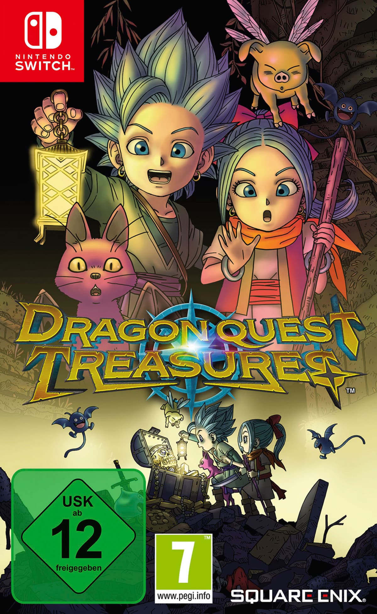 SQUAREENIX Spielesoftware "Dragon Quest Treasures", bunt (weiß, neutral), Nintendo Switch, Spielesoftware, Spielesoftware
