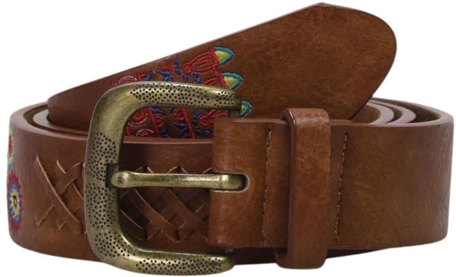 Desigual Damen Gürtel, Braun, Gr. 95, kein / Etikett - Second Hand