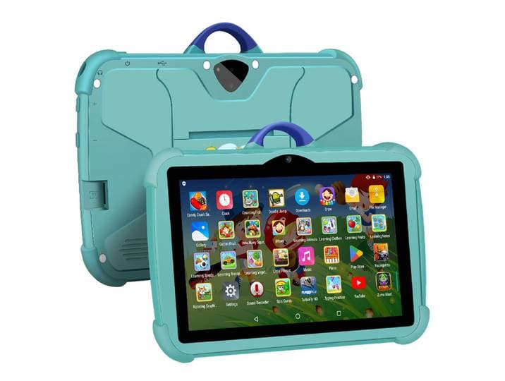 Nouvelle tablette éducative pour enfants de 7 pouces, Android 13, processeur quadricœur, 4 Go de RAM, 64 Go de ROM, tablette PC simple et économique, préférée des enfants