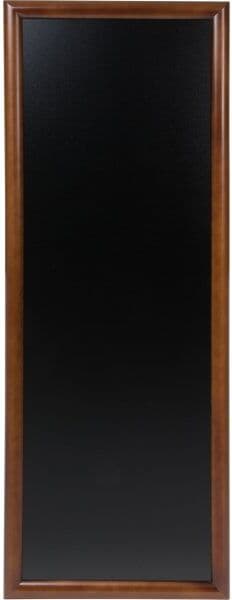 Securit Kridttavle 150x56 Cm, Mørkt Træ