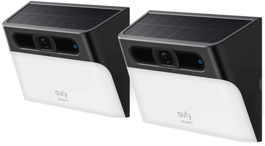 eufy Solar Wall Light Cam S120 (2-Cam Pack) Black
