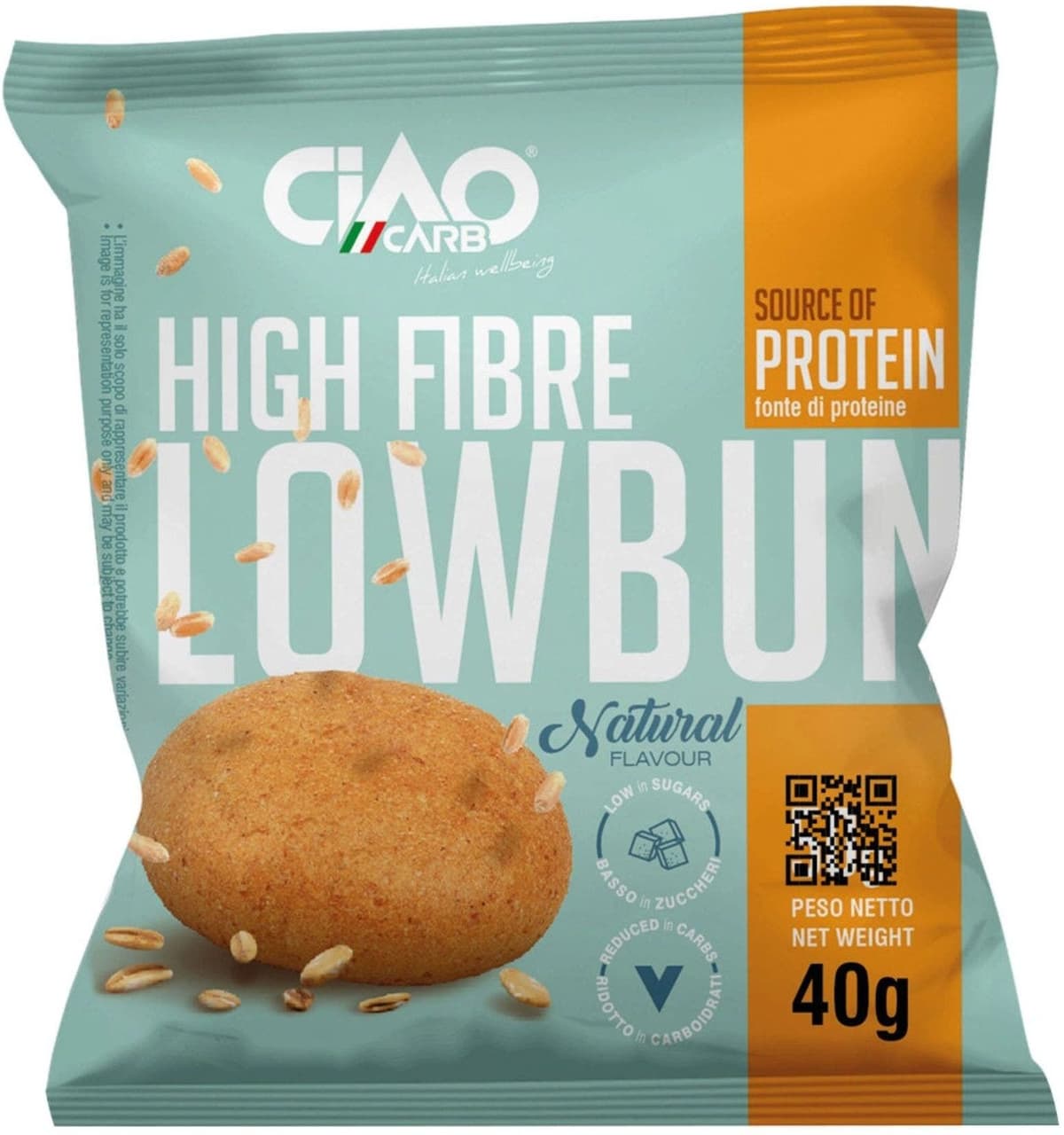 CIAOCARB Low Bun Natural 40 G 