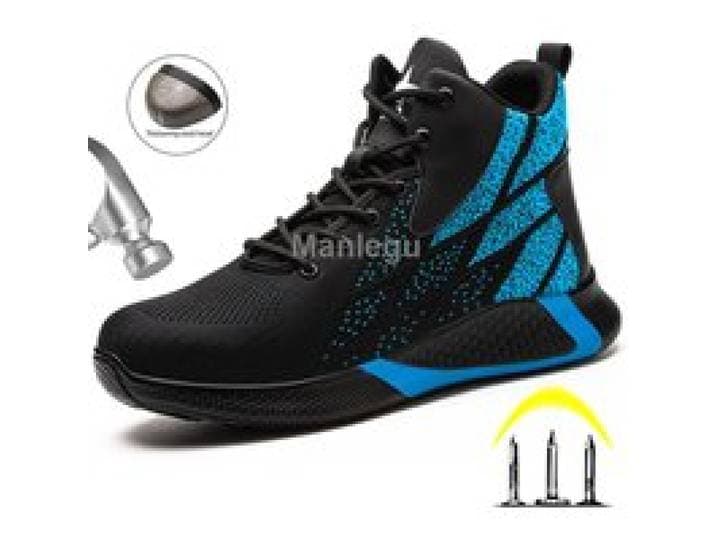 Werklaarzen Veiligheidsschoenen met stalen neus Heren Dames Werkschoenen Sneakers Lichtgewicht anti-lek veiligheidsschoenen Heren Onverwoestbare laarzen